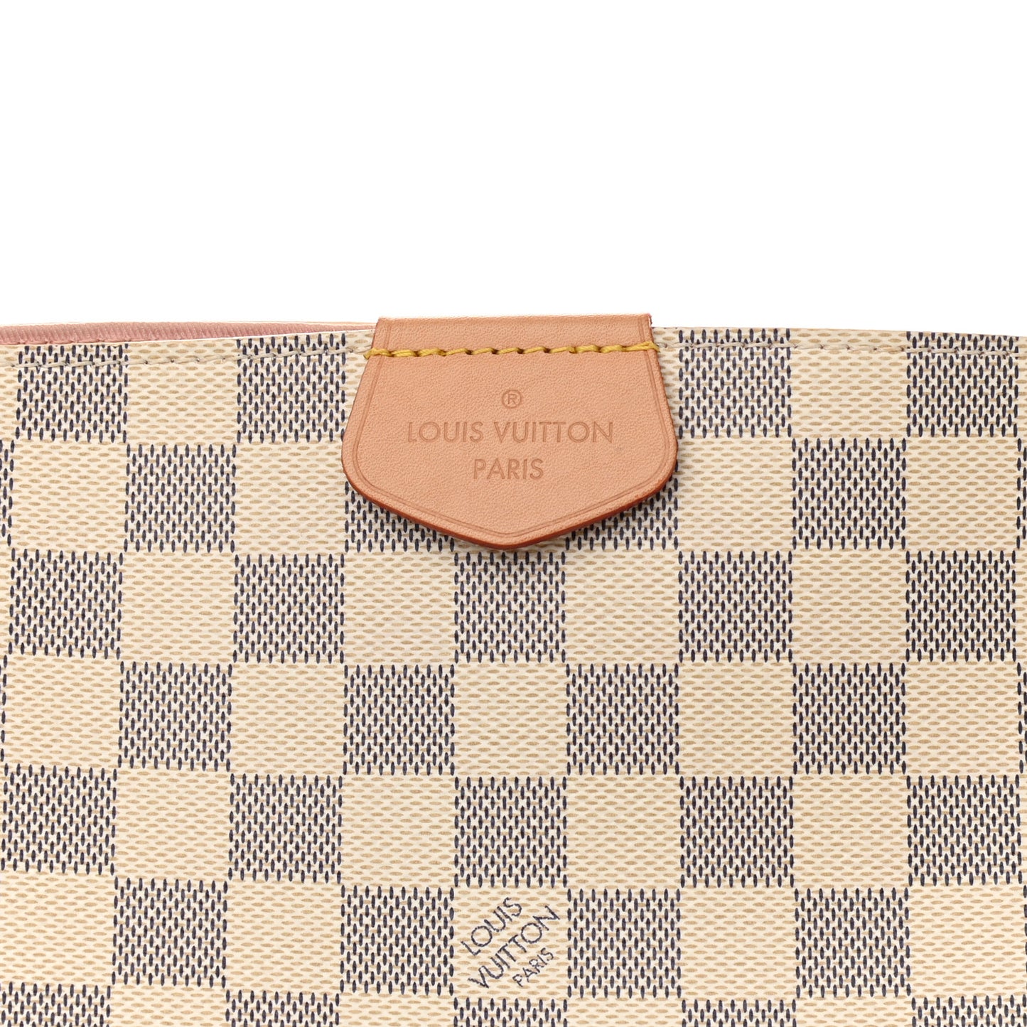 Damier Azur Graceful MM Rose Ballerine