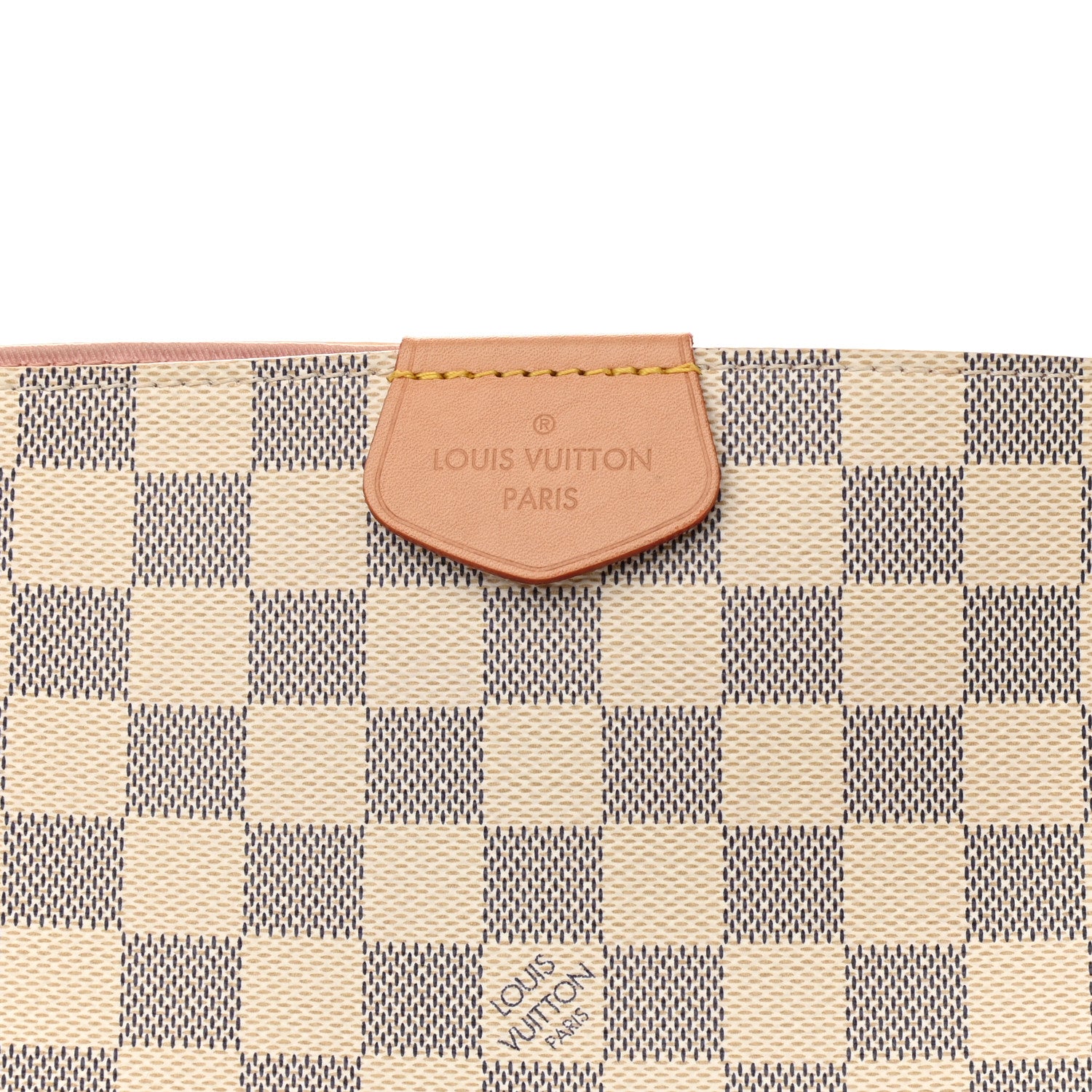 Louis Vuitton Damier Azur Graceful MM Rose Ballerine 8 of 11