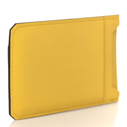 Hermes Epsom City 4CC Card Holder Jaune De Naples 3 of 5