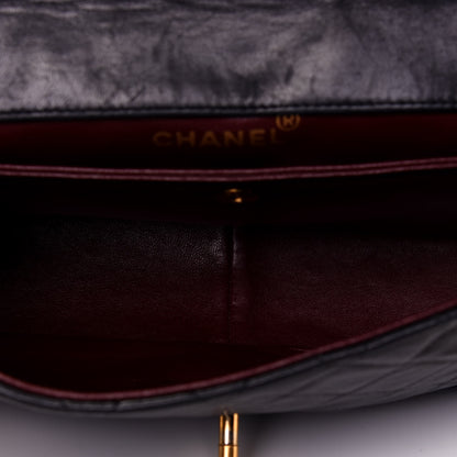 Chanel Lambskin Quilted Medium Single Flap Black 5 of 24
