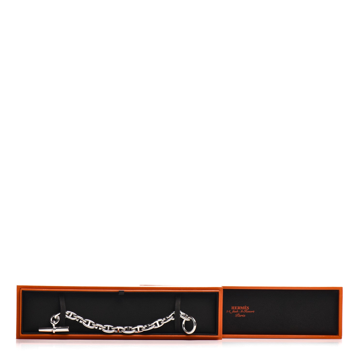 Hermes Sterling Silver MM Chaine d'Ancre Bracelet 5 of 5