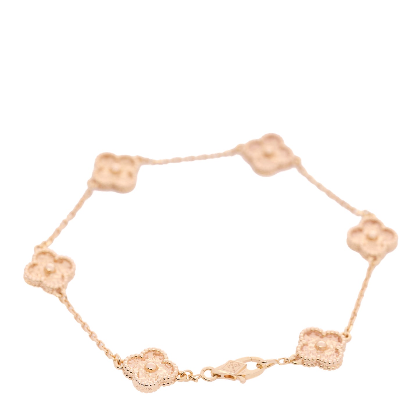 18K Rose Gold 6 Motifs Sweet Alhambra Bracelet