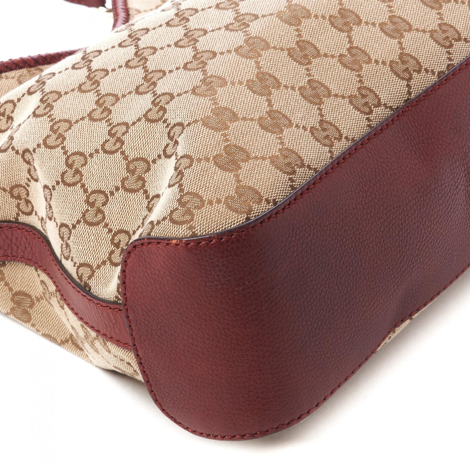 Gucci Monogram Medium Marrakech Hobo Red 6 of 9