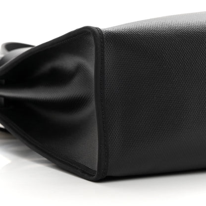 Hermes Toile H Berline Vache Hunter Herbag Zip PM 31 Black Ecru 10 of 14