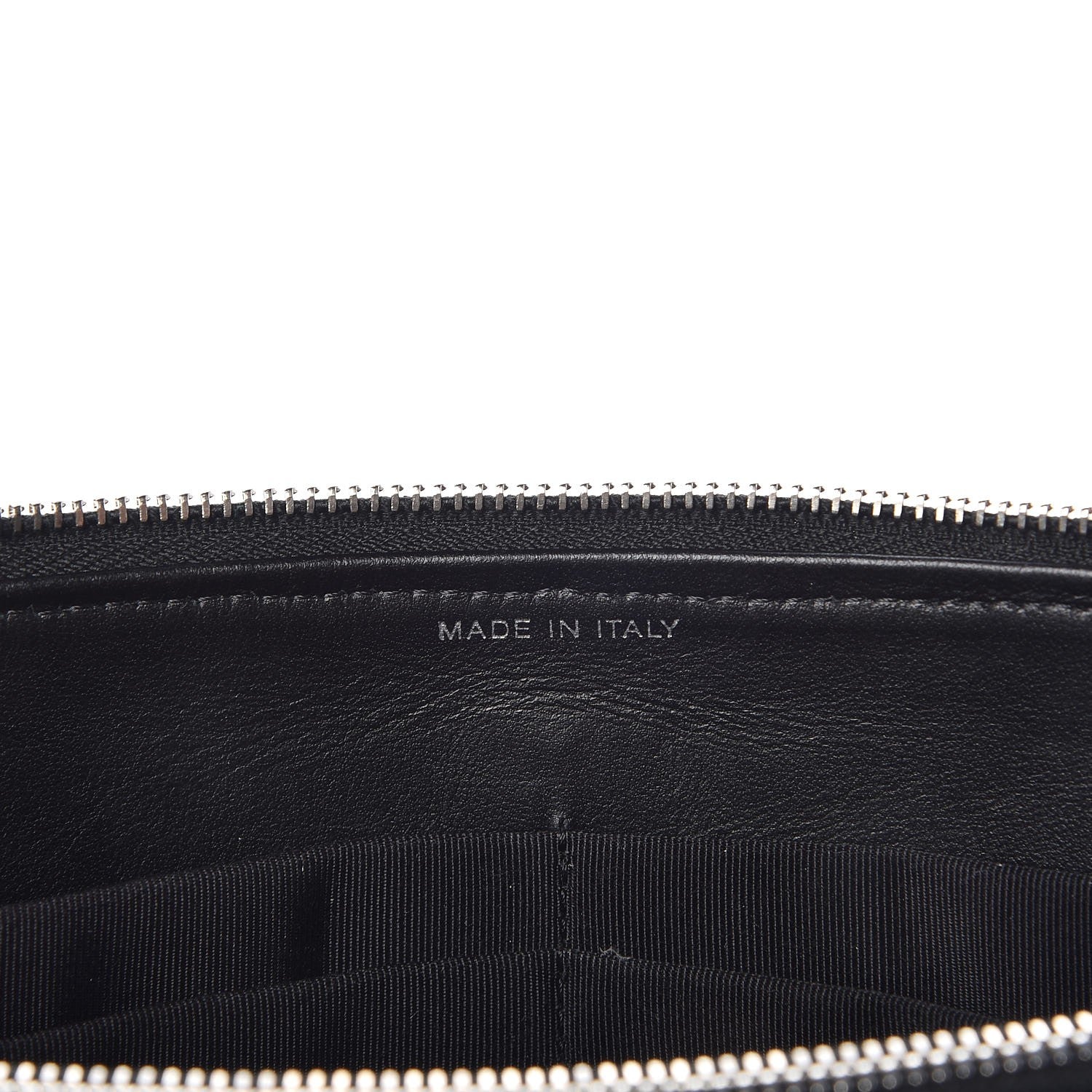 Chanel Iridescent Caviar Quilted Small Zipped Clutch Black 7 of 9