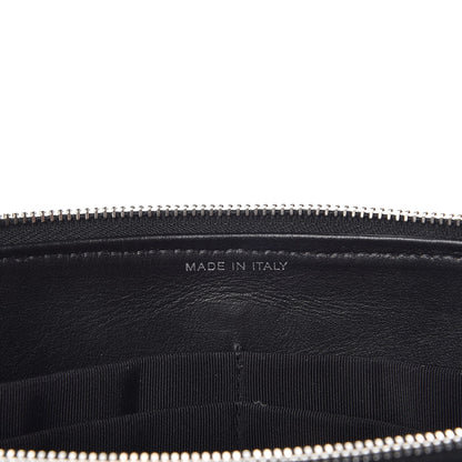 Chanel Iridescent Caviar Quilted Small Zipped Clutch Black 7 of 9