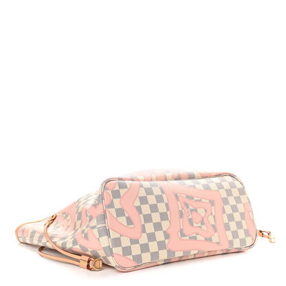 Louis Vuitton Damier Azur Tahitienne Neverfull MM 5 of 10