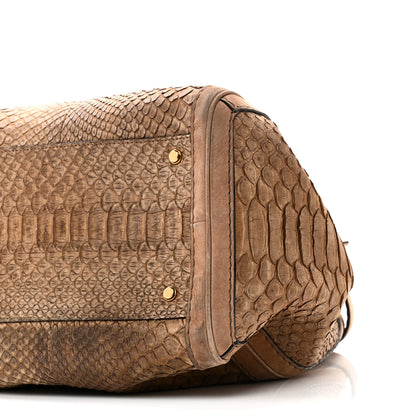Gucci Snakeskin Large GG Running Tote Brown 9 of 9