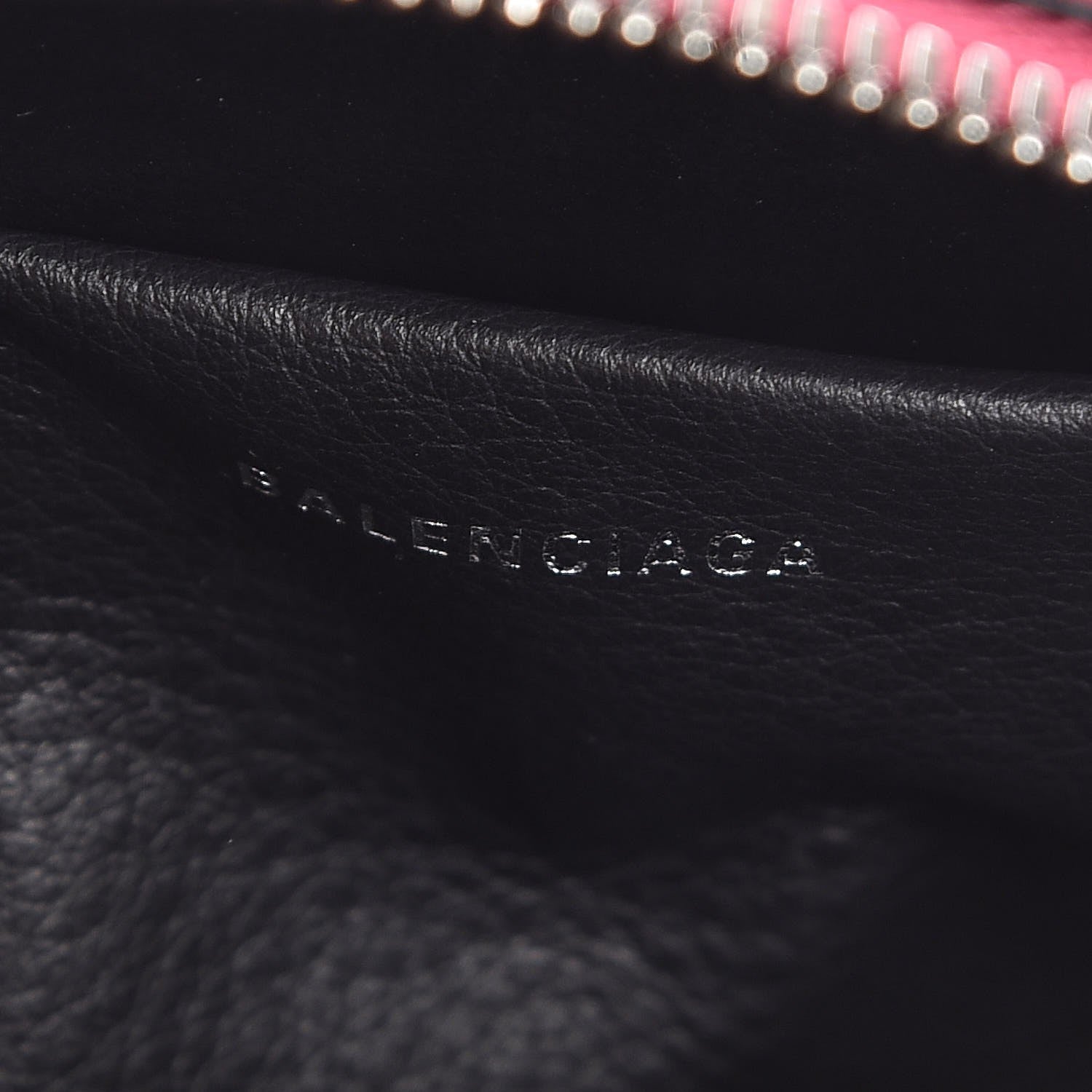 Balenciaga Calfskin Logo XS Everyday Camera Bag Rose Indien Black 6 of 7