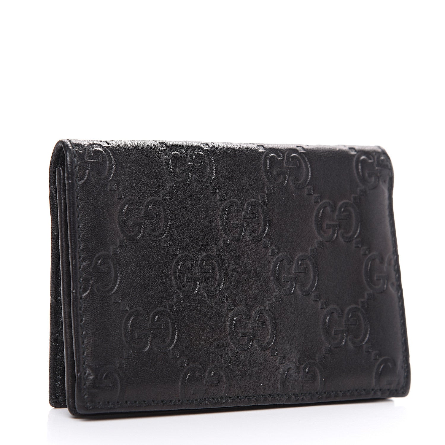Gucci Guccissima Card Case Black 2 of 9