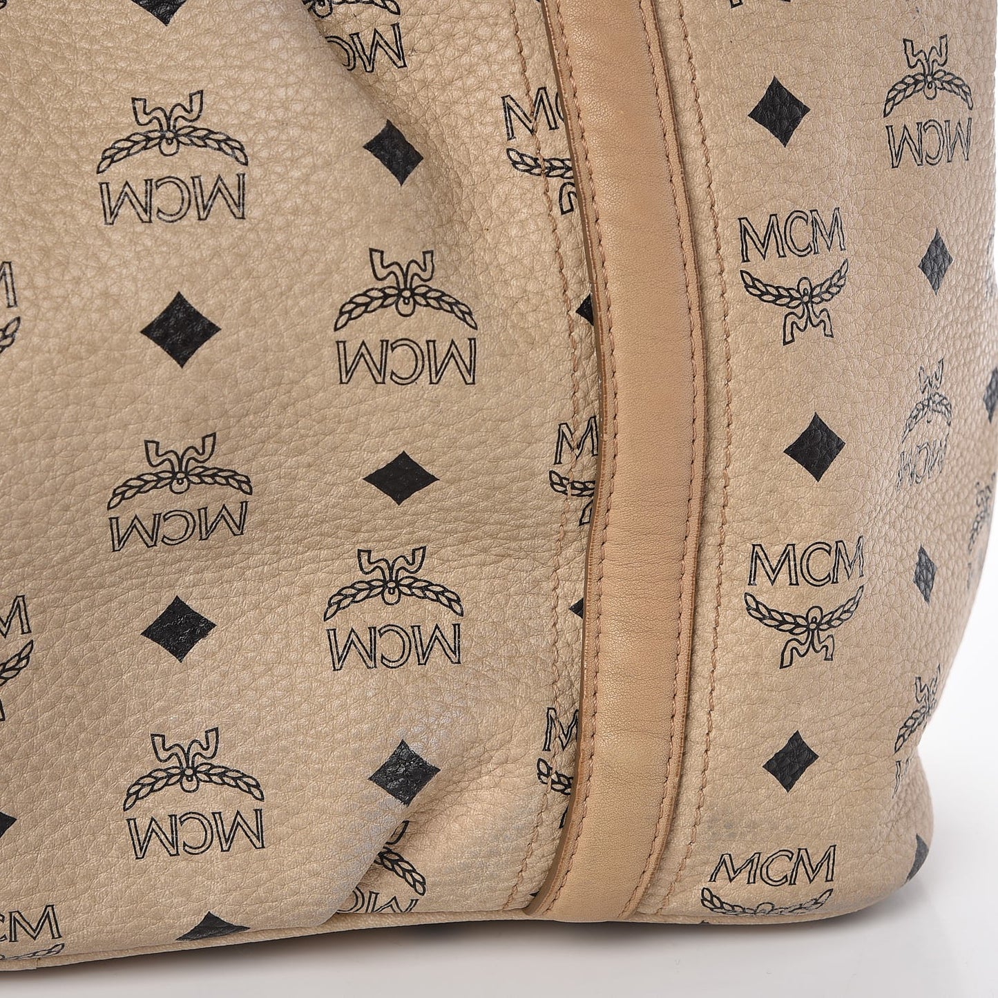Visetos Medium Essentials Shopper Tote Beige