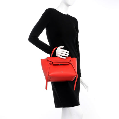 Celine Baby Grained Calfskin Micro Belt Bag Bright Red 3 of 11