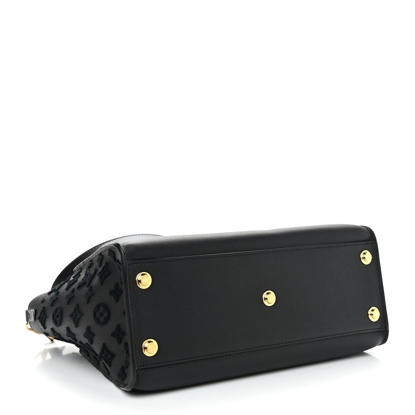 Calfskin Monogram Tufting On My Side Black