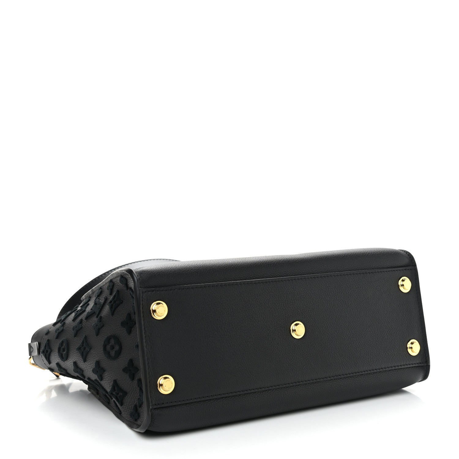 Louis Vuitton Calfskin Monogram Tufting On My Side Black 4 of 11