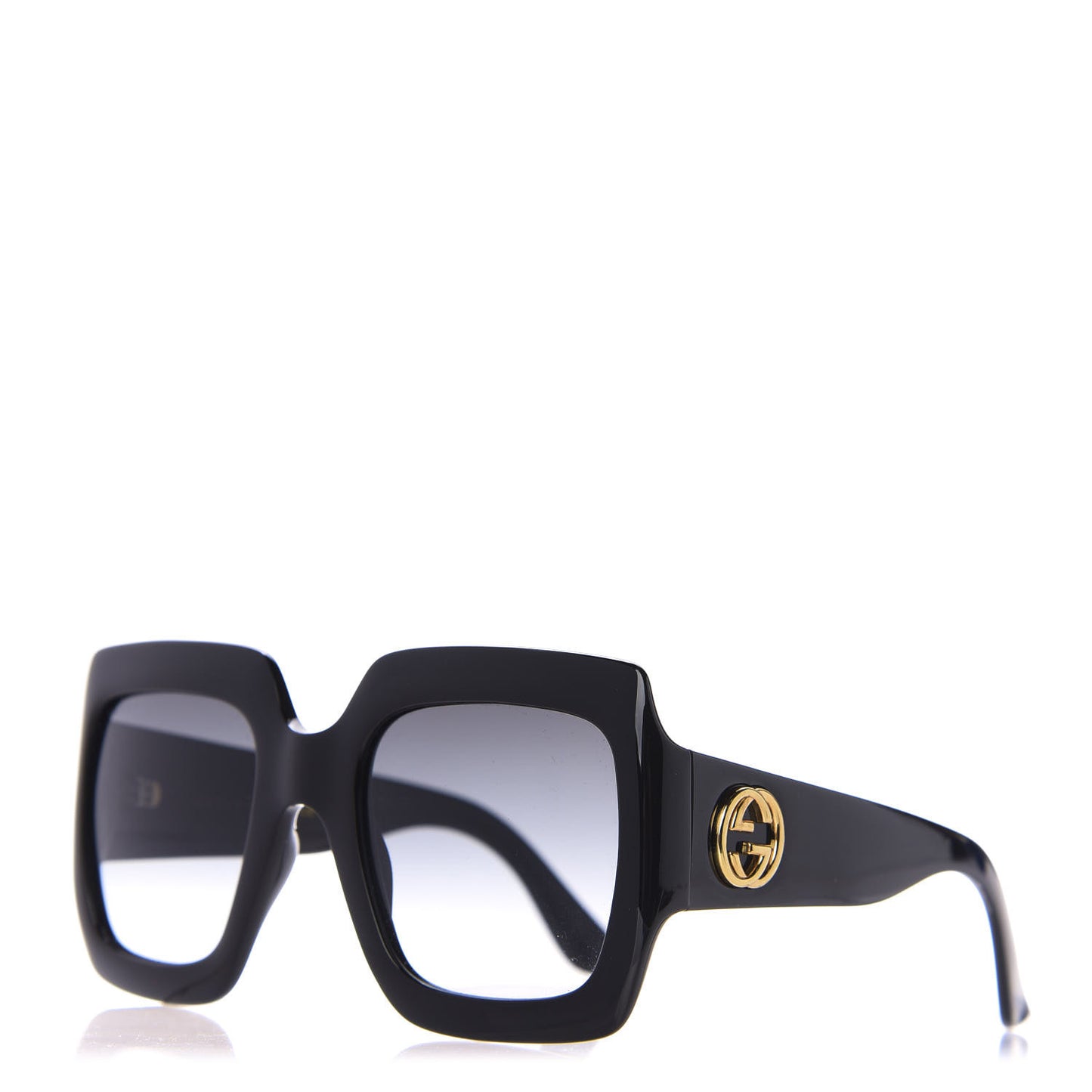 Acetate Square Frame Sunglasses GG0053S Black