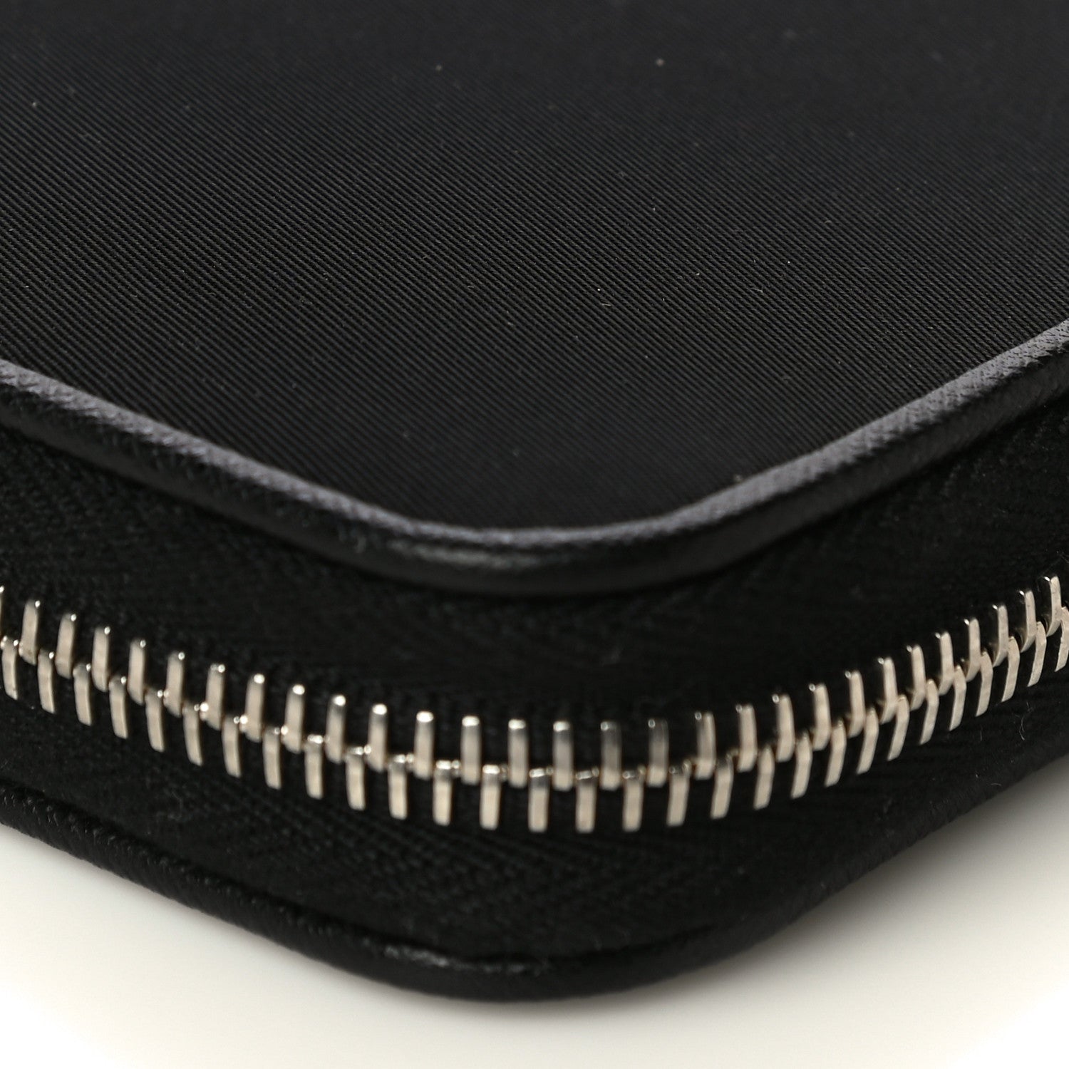 Prada Tessuto Nylon Zip Around Wallet Black 11 of 11