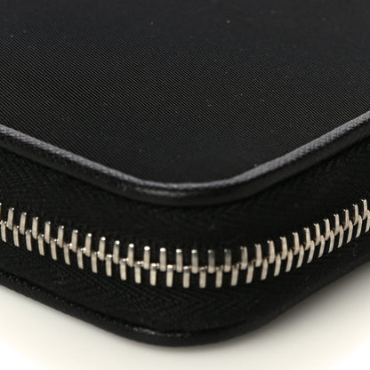 Prada Tessuto Nylon Zip Around Wallet Black 11 of 11