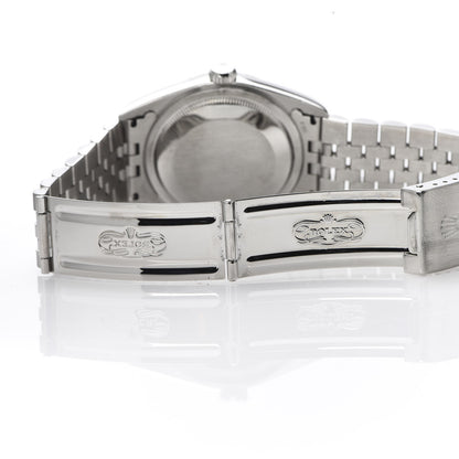 Rolex Stainless Steel 18K White Gold 36mm Oyster Perpetual Datejust Watch Silver 16234 6 of 8