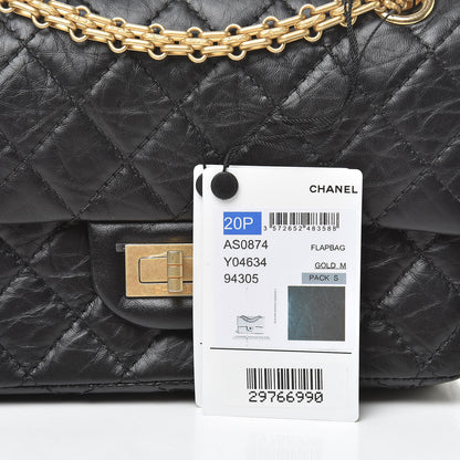 Chanel Aged Calfskin Quilted 2.55 Reissue Mini Flap Black 13 of 13