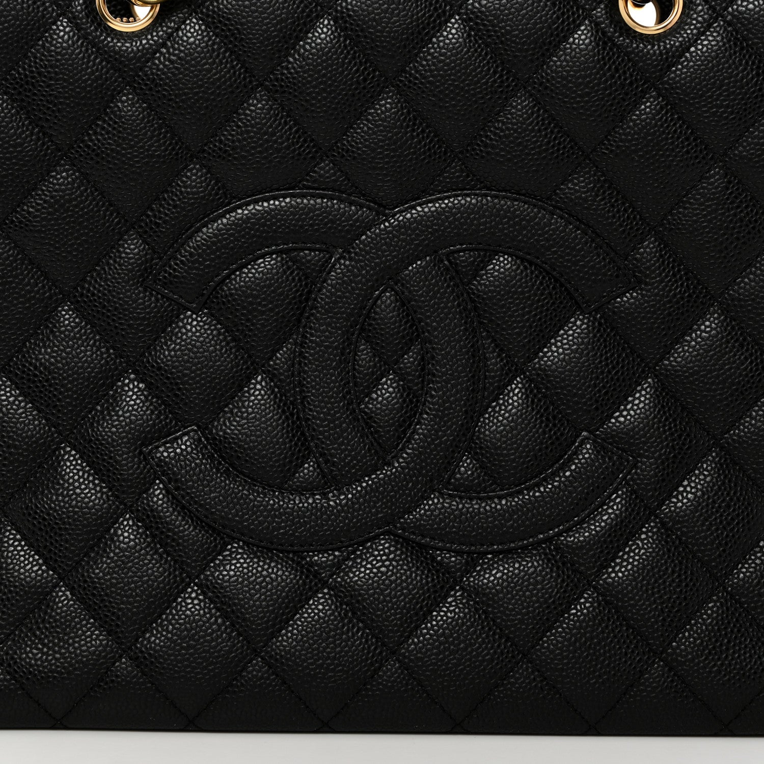 Chanel Caviar Quilted Grand Shopping Tote GST Black 8 of 10