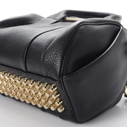 Alexander Wang Pebbled Lambskin Rockie Black Pale Gold Hardware 9 of 9
