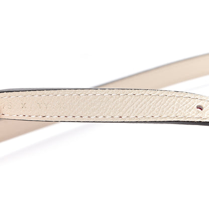 Hermes Epsom Swift 13mm Focus Belt 75 Craie Rouge Grenat 3 of 8