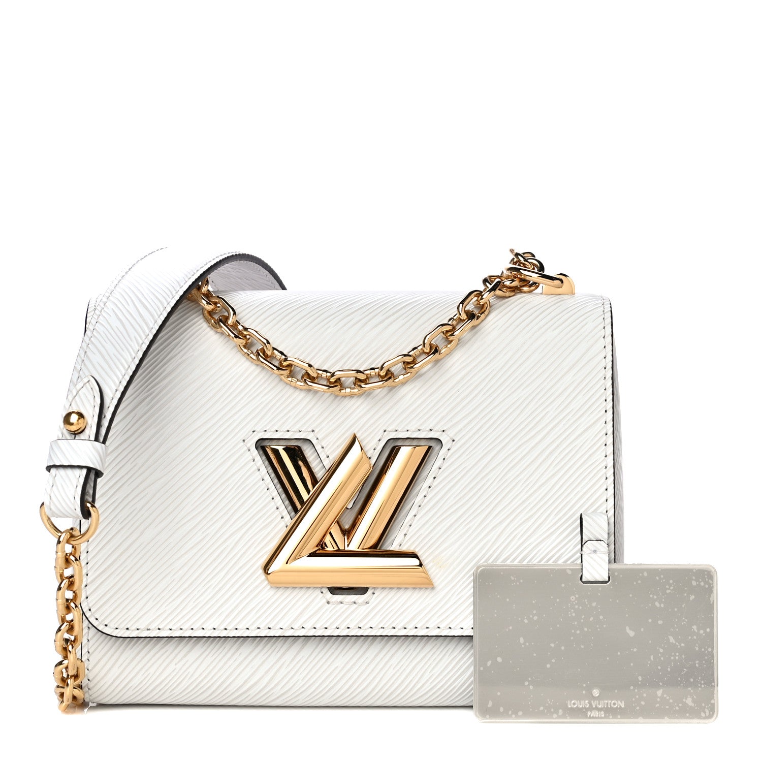 Louis Vuitton Epi Twist Shoulder Bag PM White 1 of 15