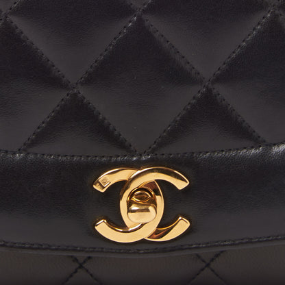 Chanel Lambskin Quilted Medium Single Flap Black 8 of 10