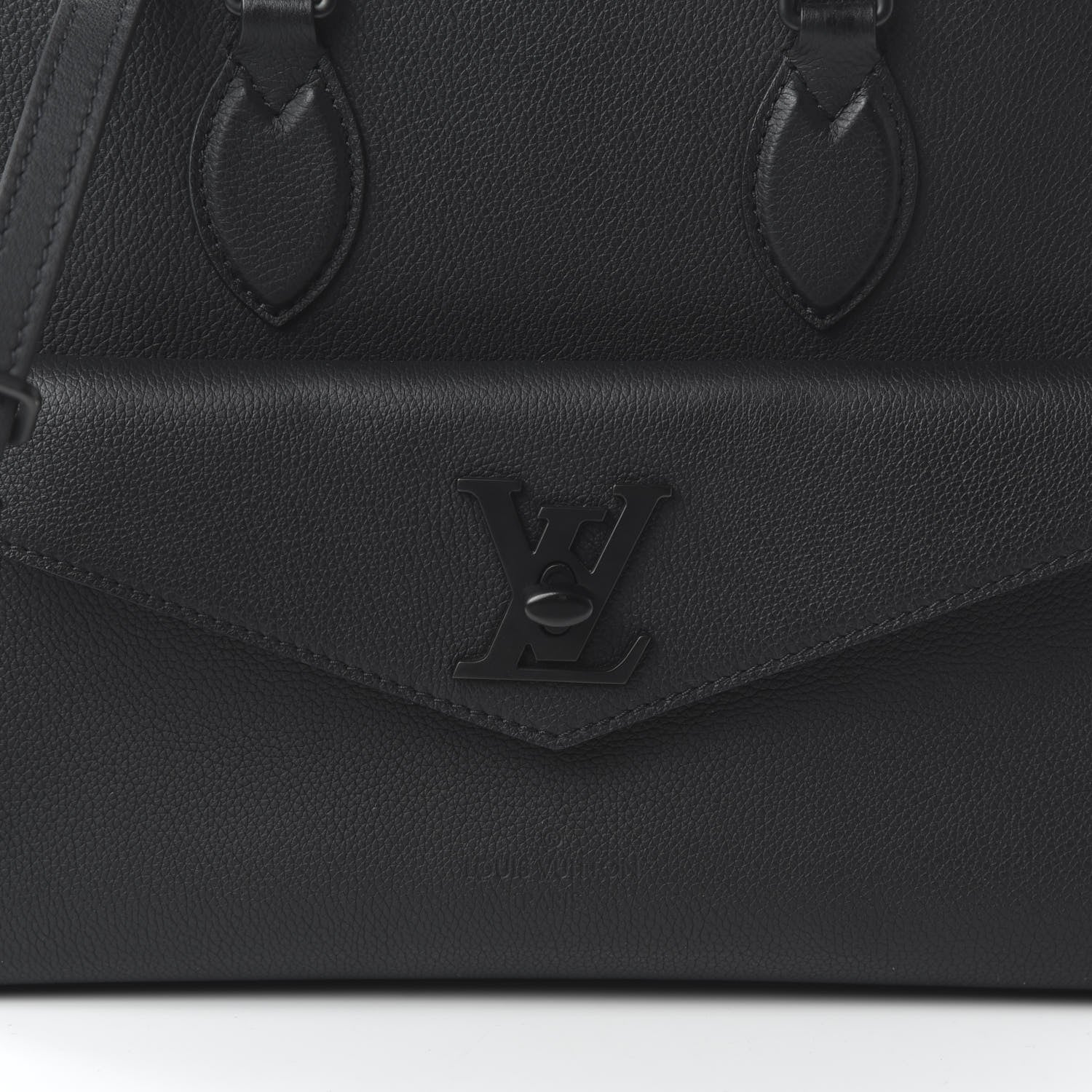 Louis Vuitton Soft Calfskin Lockme Tote PM Black 8 of 8