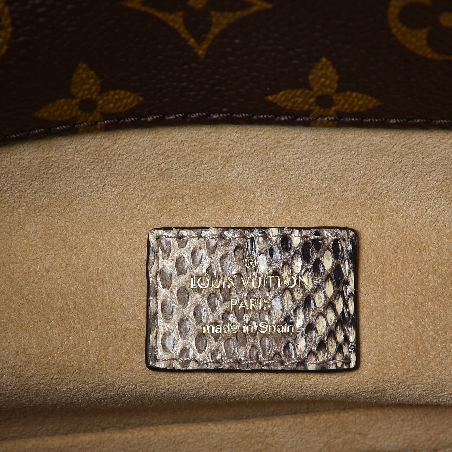 Louis Vuitton Snakeskin Monogram Artsy MM 6 of 9