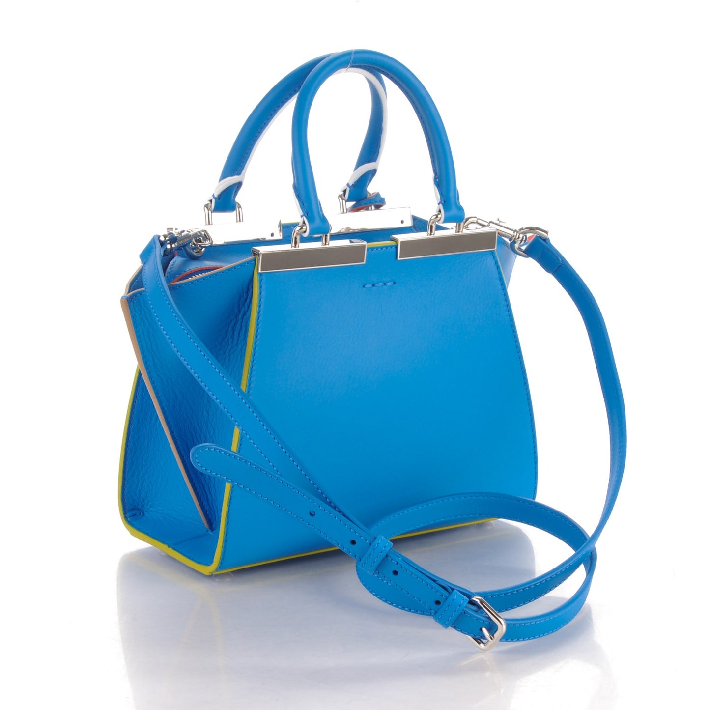 Vitello Dolce Mini 3jours Tote Blue Royal