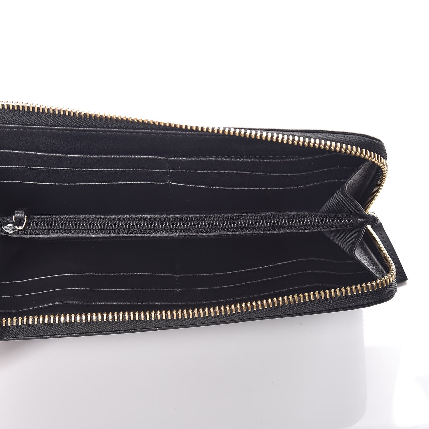 Gucci Guccissima Donna Long Wallet Black 5 of 10