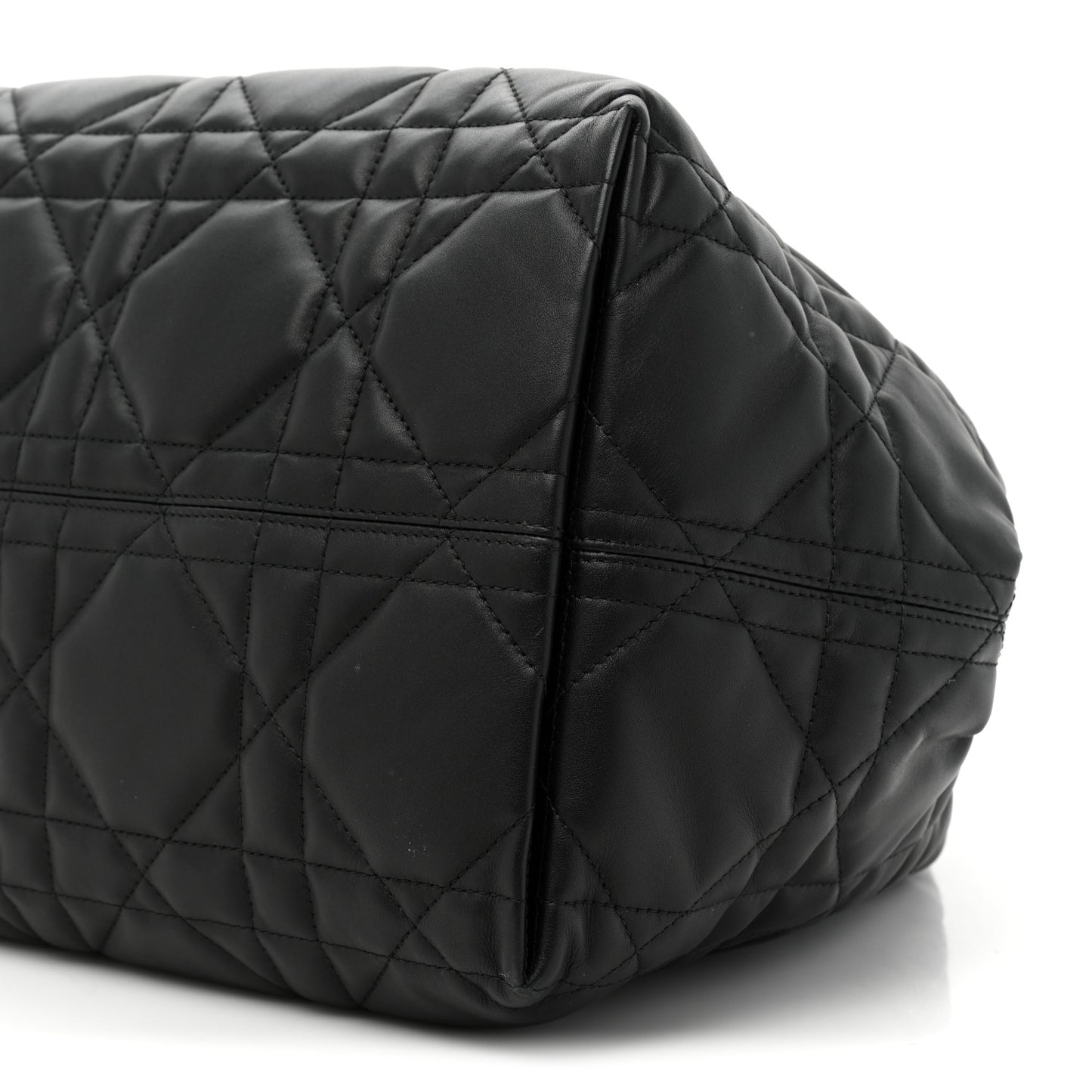 Calfskin Macrocannage Large Toujours Black