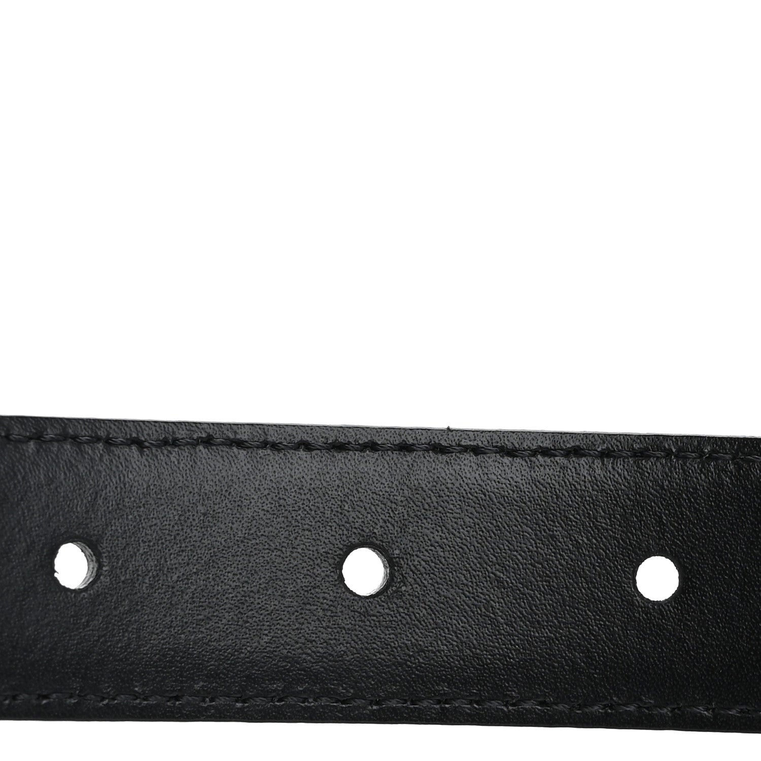 Celine Taurillon Calfskin Medium Triomphe Belt 75 30 Black 4 of 8