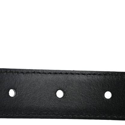 Celine Taurillon Calfskin Medium Triomphe Belt 75 30 Black 4 of 8