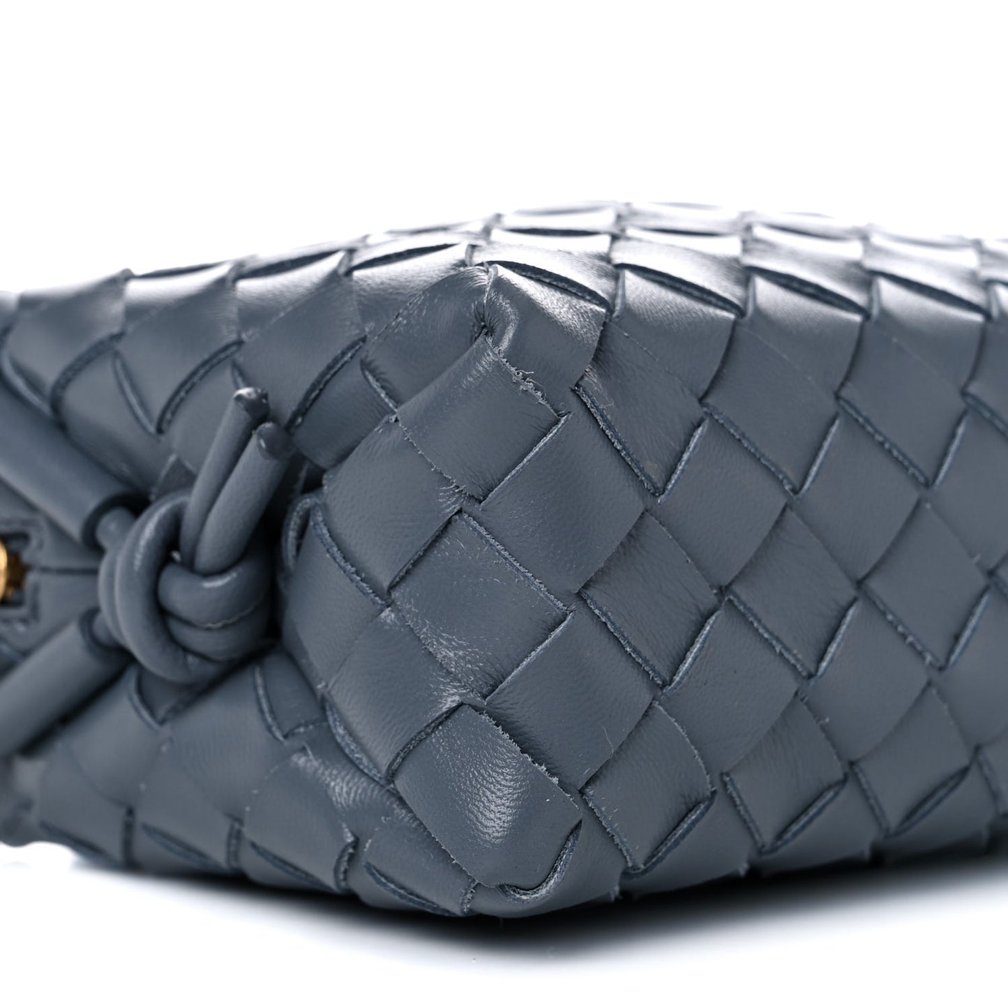 Nappa Intrecciato Mini Loop Camera Bag Thunder
