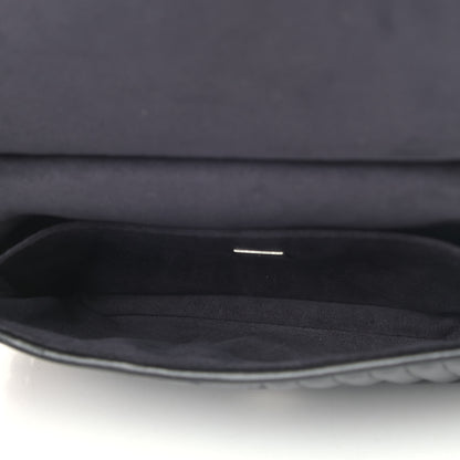 Fendi Shiny Nappa Trapuntata Micro Double Baguette Black 5 of 11