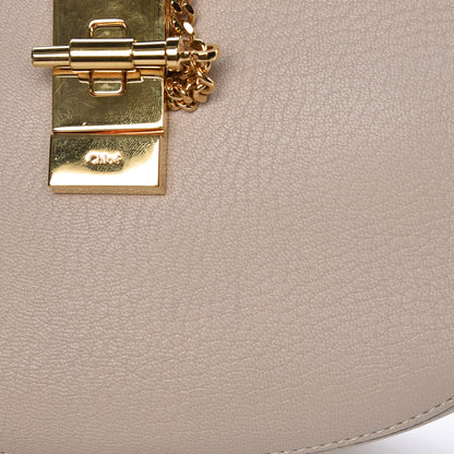 Chloe Grained Lambskin Drew Shoulder Bag Motty Grey 8 of 8