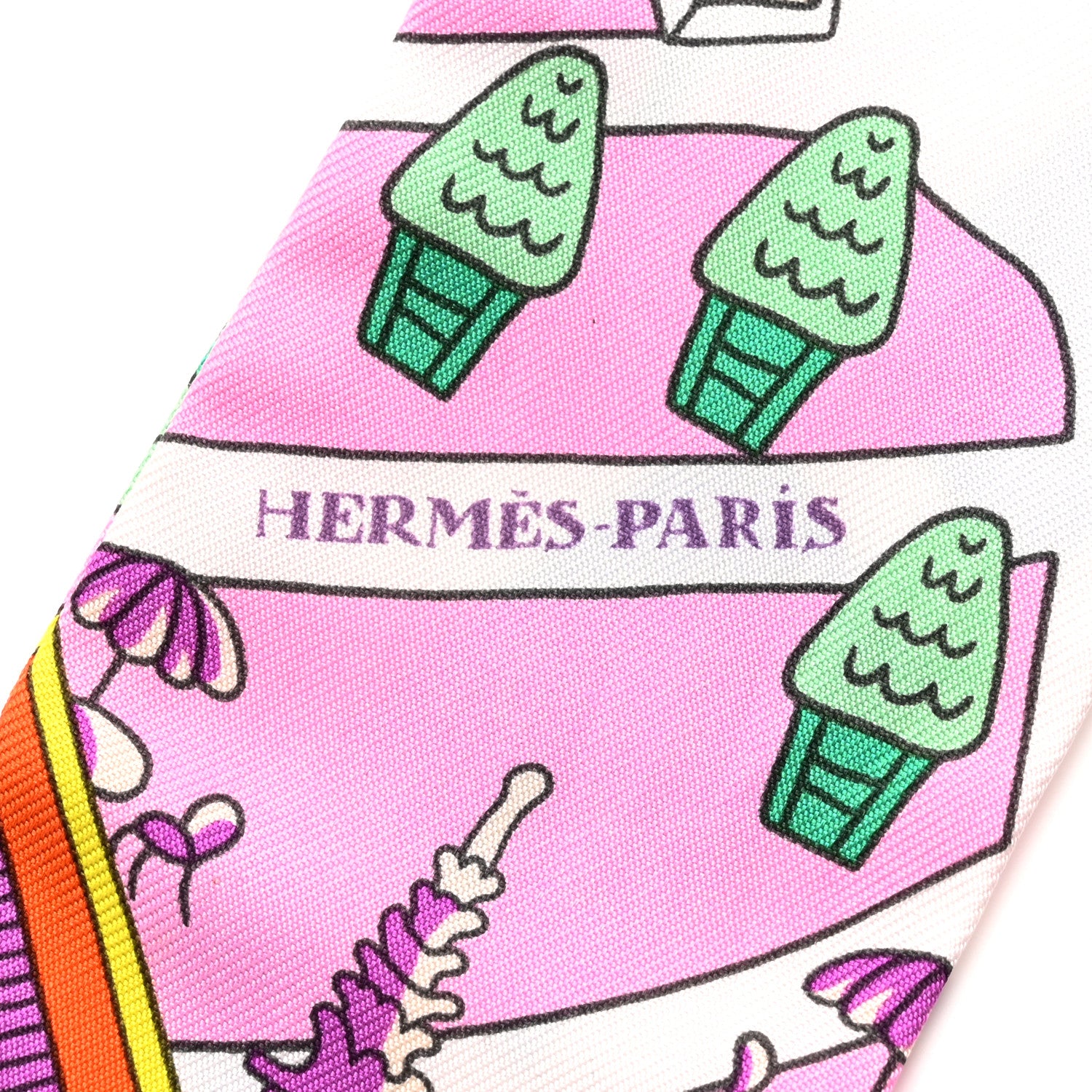Hermes twilly amoureux pink 2 of 7