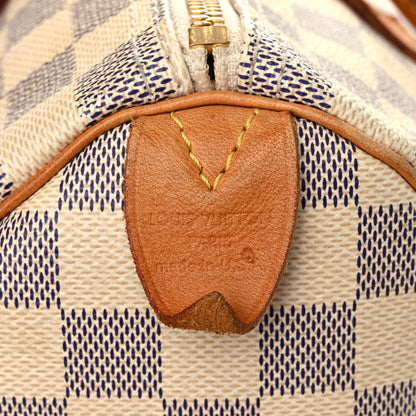Louis Vuitton Damier Azur Speedy 30 6 of 12