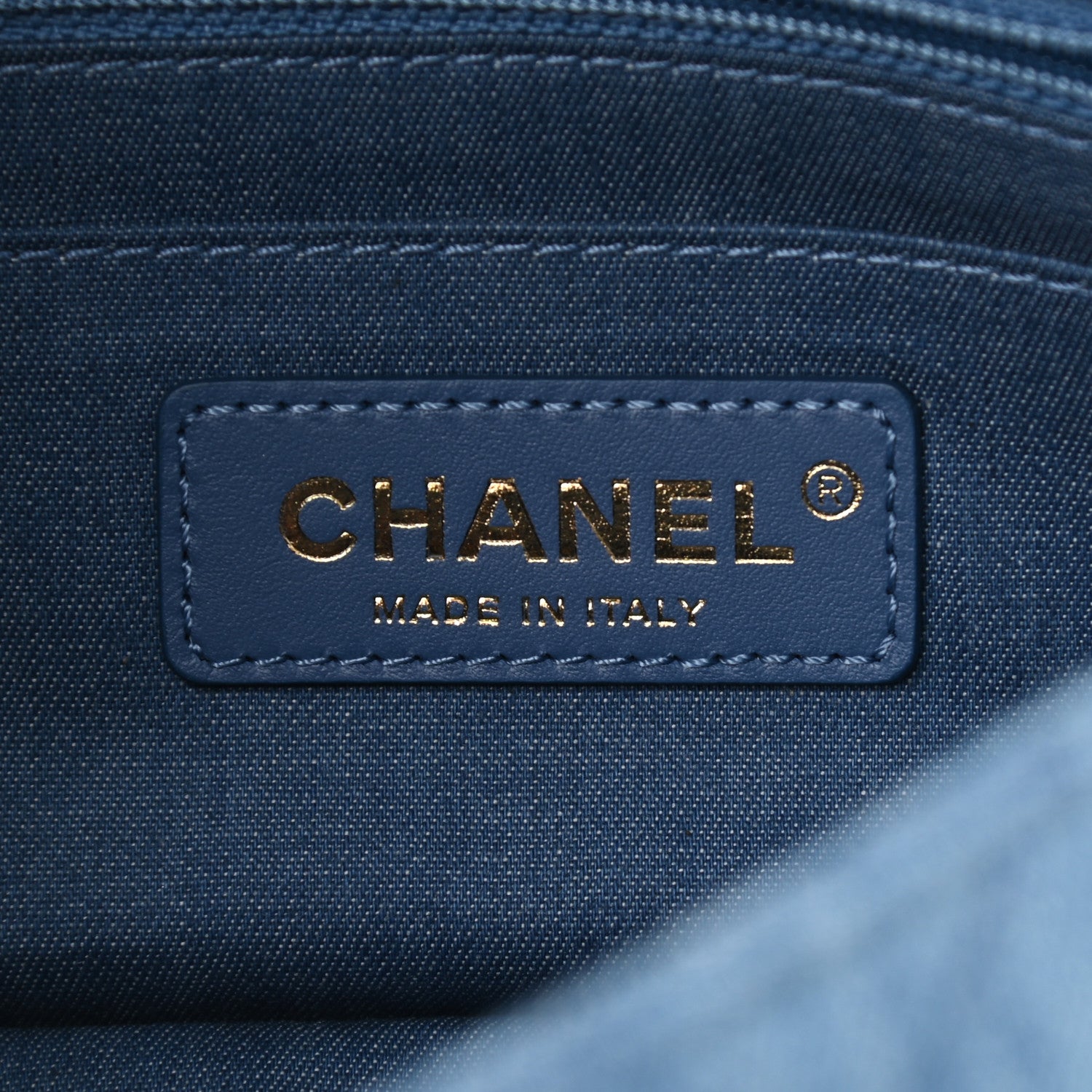 Chanel Denim Quilted Mini Pearl Crush Rectangular Flap Blue 7 of 11
