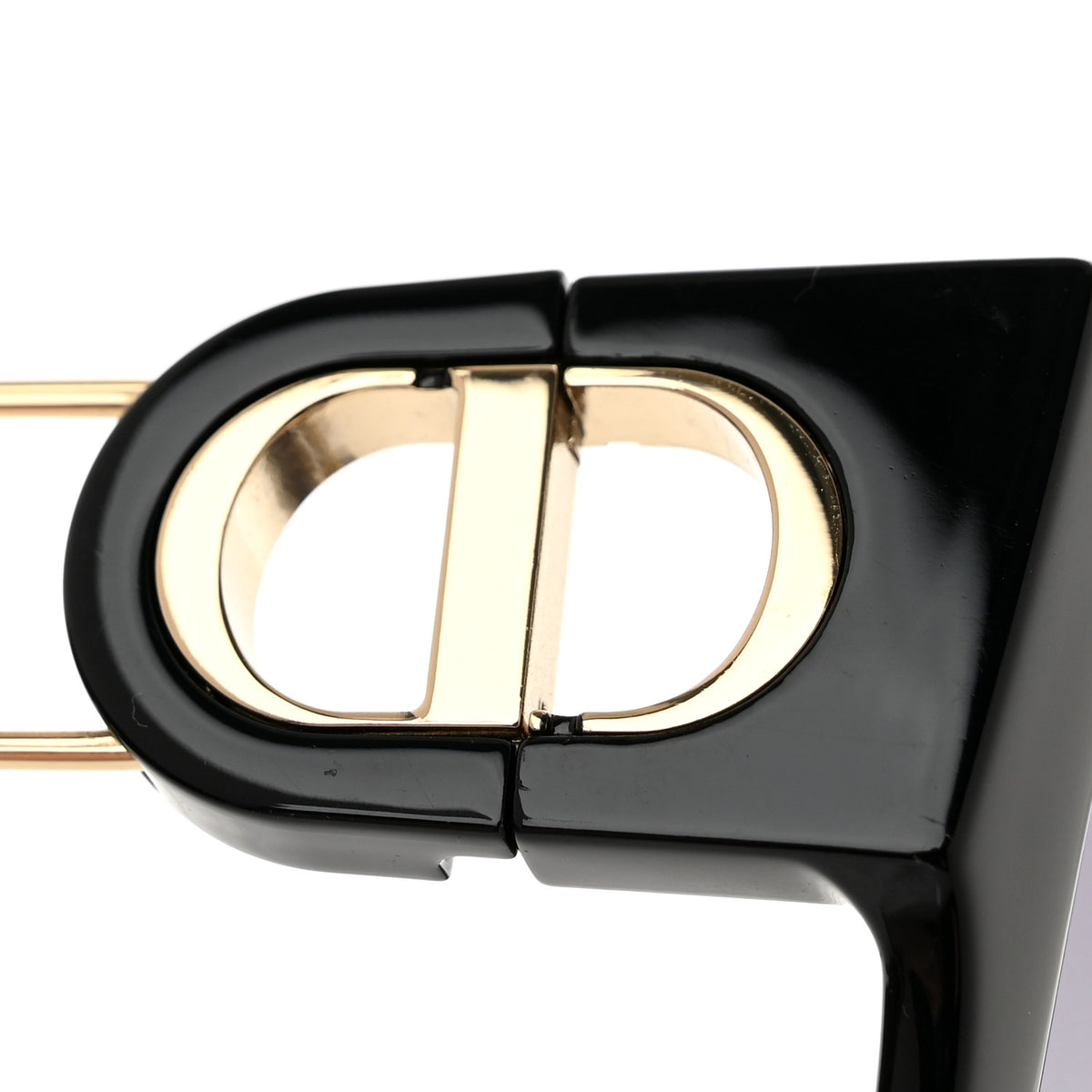 Rectangular 30 Montaigne B2U Sunglasses Black