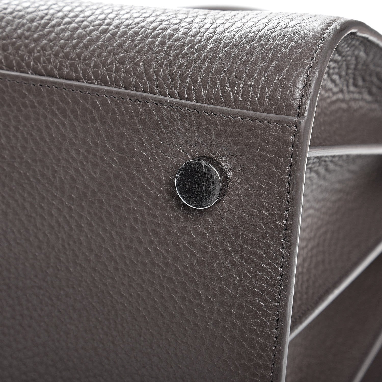 Saint Laurent Grained Calfskin Large Sac de Jour Carryall Earth 11 of 12
