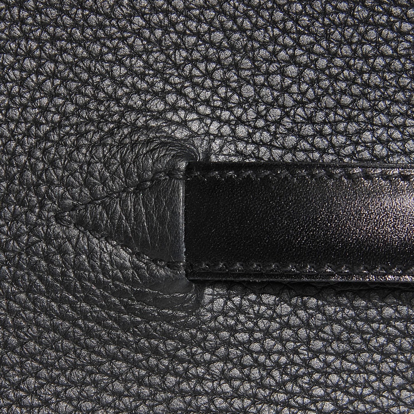 Box Calf Taurillon Clemence Faco Clutch Black