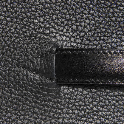 Hermes Box Calf Taurillon Clemence Faco Clutch Black 11 of 14