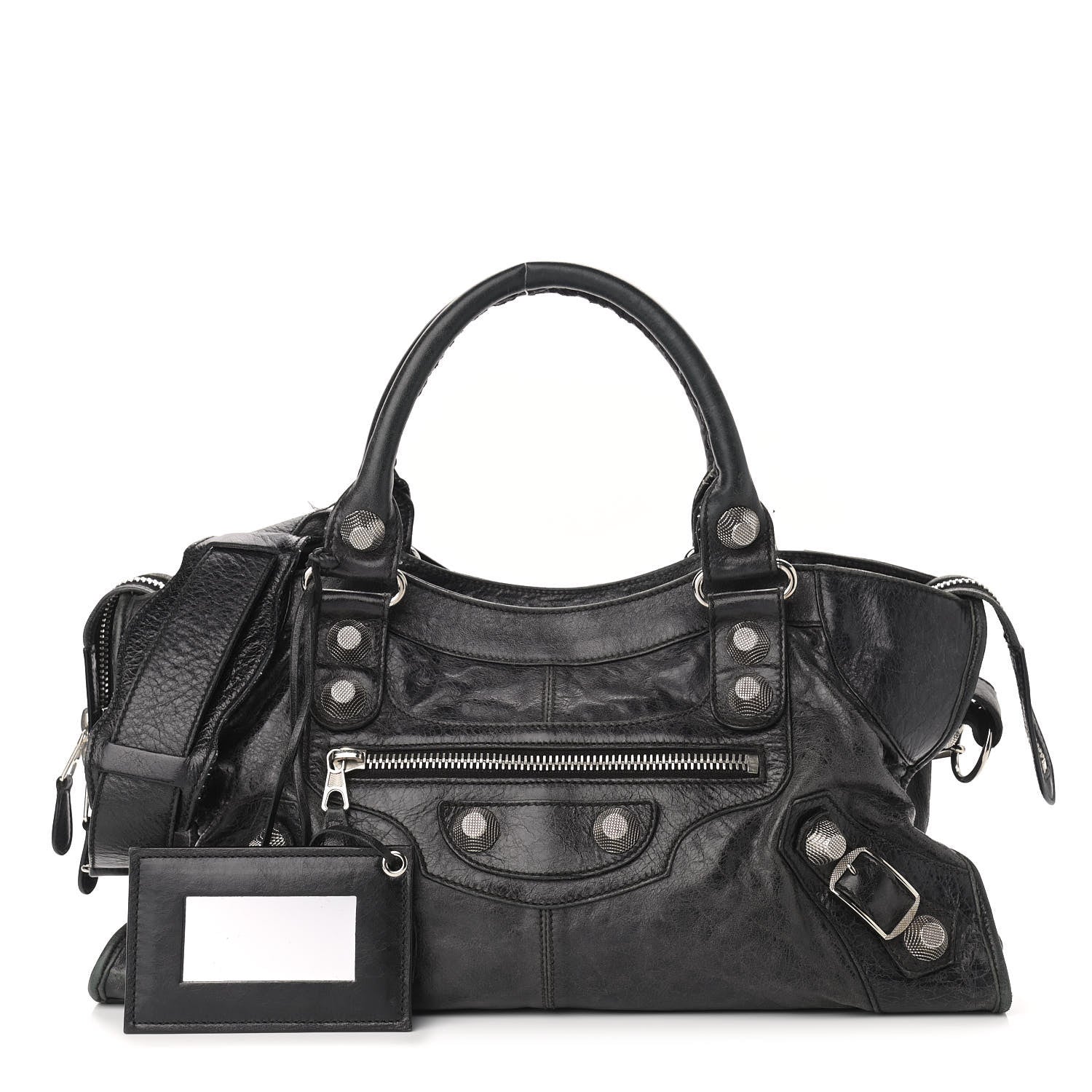 Balenciaga Agneau Giant 21 Silver Hardware Part Time Black 1 of 17