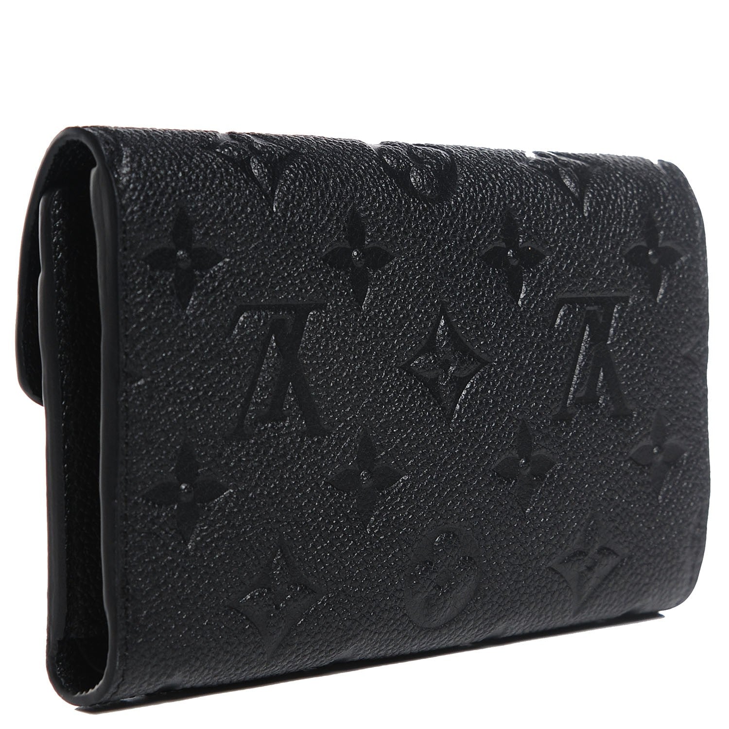 Louis Vuitton Empreinte Compact Curieuse Wallet Black 3 of 8
