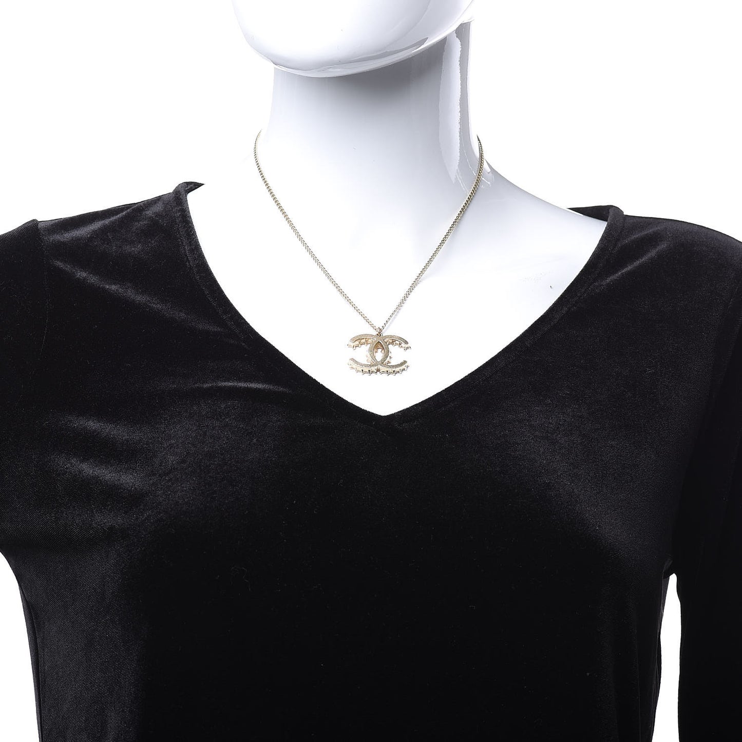 CC Necklace Matte Gold