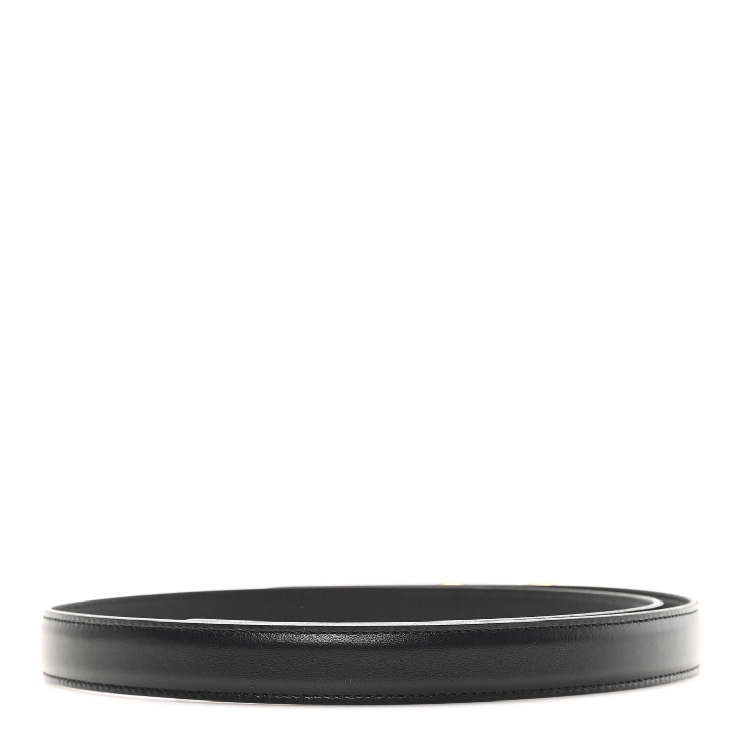 Smooth Calfskin Maillon Belt 80 32 Black