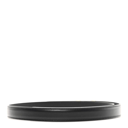 Saint Laurent Smooth Calfskin Maillon Belt 80 32 Black 2 of 5